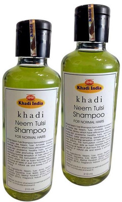 

Khadi Neem Tulsi Shampoo (Pack of 2)(210 ml)
