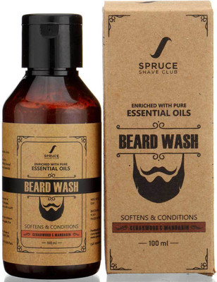 

Spruce Shave Club Beard Wash - Cedarwood & Mandarin - Enriched WIth Essential Oils(100 ml)
