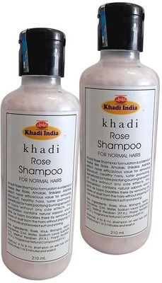 

Khadi Rose Shampoo (Pack of 2)(210 ml)