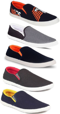 

RIFOF Combo of 5Loafers Loafers For Men(Multicolor