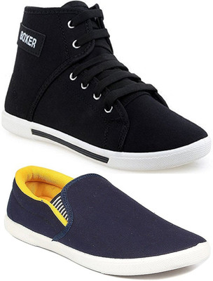 

Long Walk Multicolor Casual Stylish Combo pack of 2 For Men(Multicolor, Black::yellow