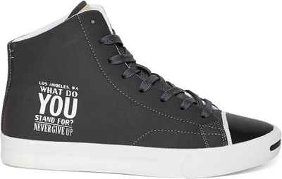 

DOC Martin Grey Titan Mid -Top Sneakers For Men(Grey