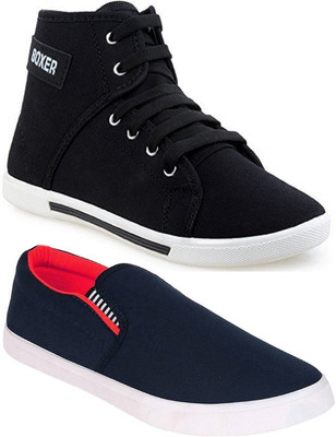 

Long Walk Multicolor Casual Stylish Combo pack of 2 Sneakers For Men(Multicolor, Black::red
