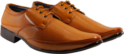 

Footsteps Men formal shoes Lace Up For Men(Tan