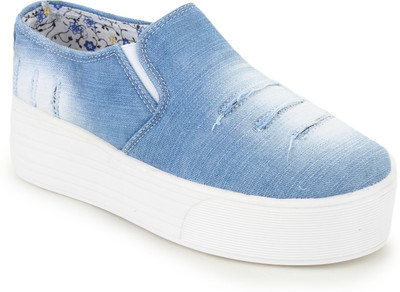 Dicy Sneakers For Women(Blue, Off White