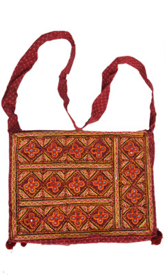 

KUTCH HANDICRAFT Women Formal Multicolor Cotton Sling Bag