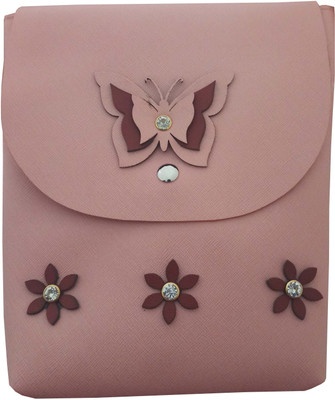 

Hims Women Casual Tan PU Sling Bag