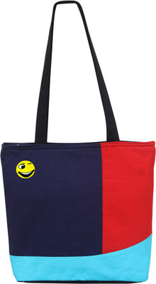 

Ryan Women Casual Red, Blue Cotton Tote, Blue;red
