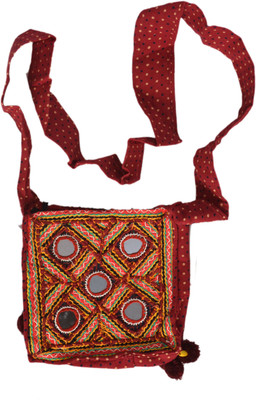 

KUTCH CRAFT Girls Formal Multicolor Cotton Sling Bag