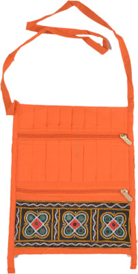 

KUTCH TRADITIONAL Girls Casual Multicolor Satin Sling Bag