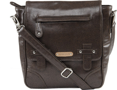 

VASA Travel Bag (Dark Brown) Sling Bag(Maroon, 12 inch)