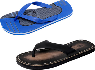 

Indistar SetpCare Super Soft and Comfortable Slippers, Blue::black