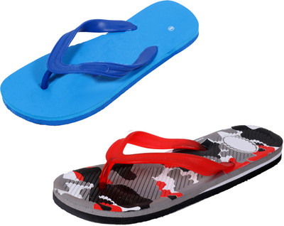 

Indistar SetpCare Super Soft and Comfortable Slippers, Blue::multicolor