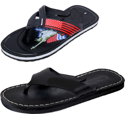 

Indistar SetpCare Super Soft and Comfortable Slippers, Black::black