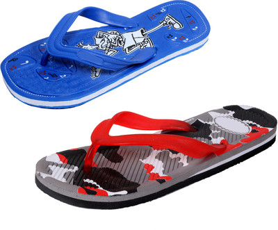 

Indistar SetpCare Super Soft and Comfortable Slippers, Blue::multicolor