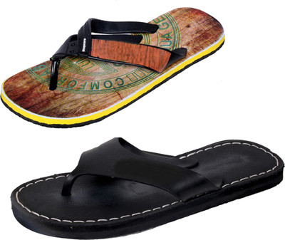 

Indistar SetpCare Super Soft and Comfortable Slippers, Multicolor::black