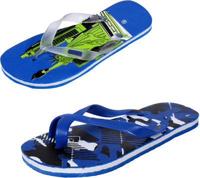 

Indistar SetpCare Super Soft and Comfortable Slippers, Blue::multicolor