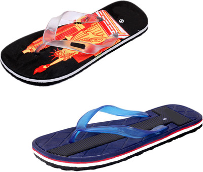 

Indistar SetpCare Super Soft and Comfortable Slippers, Black:: blue
