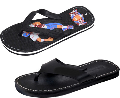 

Indistar SetpCare Super Soft and Comfortable Slippers, Black::black