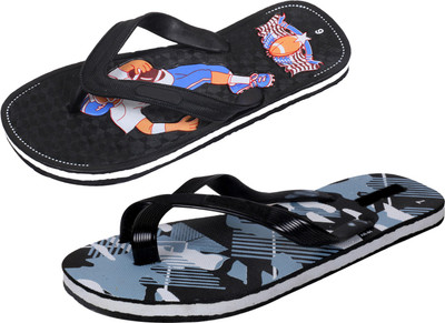 

Indistar SetpCare Super Soft and Comfortable Slippers, Black::multicolor