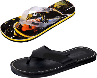 

Indistar SetpCare Super Soft and Comfortable Slippers, Black::black