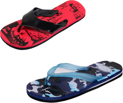 

Indistar SetpCare Super Soft and Comfortable Slippers, Red::multicolor