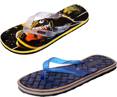 

Indistar SetpCare Super Soft and Comfortable Slippers, Black:: blue