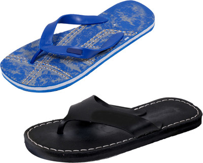 

Indistar SetpCare Super Soft and Comfortable Slippers, Blue::black