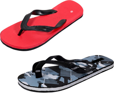 

Indistar SetpCare Super Soft and Comfortable Slippers, Red::multicolor