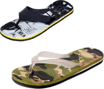 

Indistar SetpCare Super Soft and Comfortable Slippers, Black::multicolor