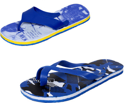 

Indistar SetpCare Super Soft and Comfortable Slippers, Blue::multicolor
