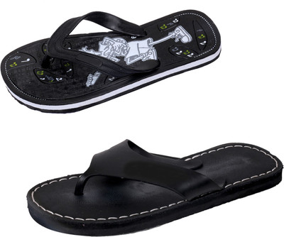 

Indistar SetpCare Super Soft and Comfortable Slippers, Black::black
