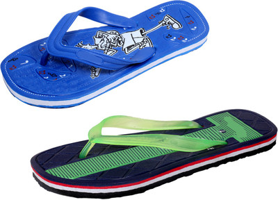 

Indistar SetpCare Super Soft and Comfortable Slippers, Blue::green