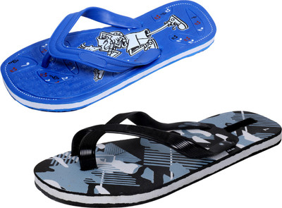

Indistar SetpCare Super Soft and Comfortable Slippers, Blue::multicolor