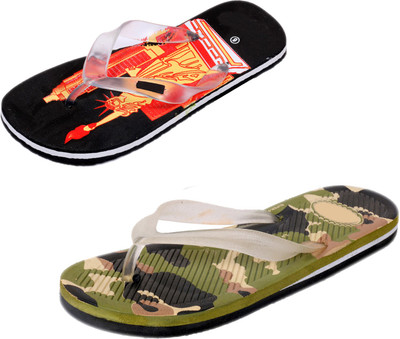 

Indistar SetpCare Super Soft and Comfortable Slippers, Black::multicolor