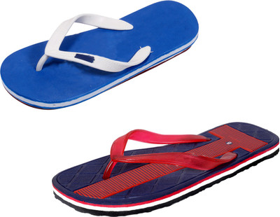 

Indistar SetpCare Super Soft and Comfortable Slippers, Blue::red
