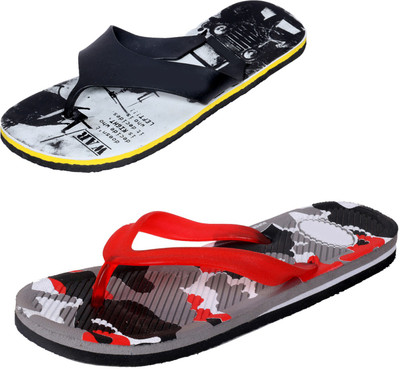 

Indistar SetpCare Super Soft and Comfortable Slippers, Black::multicolor