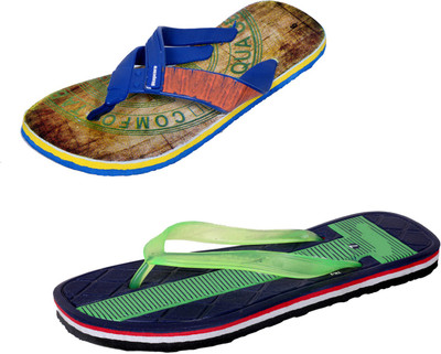 

Indistar SetpCare Super Soft and Comfortable Slippers, Multicolor::green