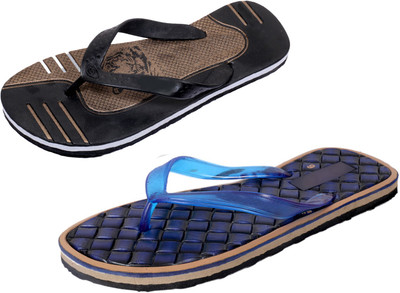 

Indistar SetpCare Super Soft and Comfortable Slippers, Brown:: blue