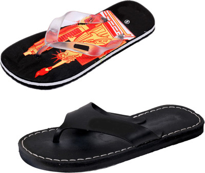 

Indistar SetpCare Super Soft and Comfortable Slippers, Black::black