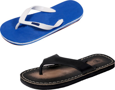 

Indistar SetpCare Super Soft and Comfortable Slippers, Blue::black
