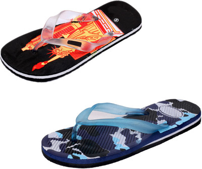 

Indistar SetpCare Super Soft and Comfortable Slippers, Black::multicolor