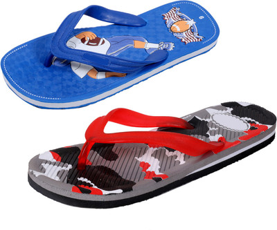 

Indistar SetpCare Super Soft and Comfortable Slippers, Blue::multicolor