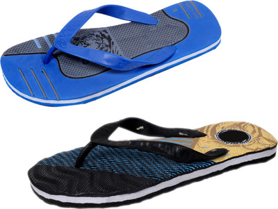 

Indistar SetpCare Super Soft and Comfortable Slippers, Blue::multicolor