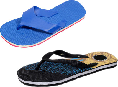 

Indistar SetpCare Super Soft and Comfortable Slippers, Blue::multicolor