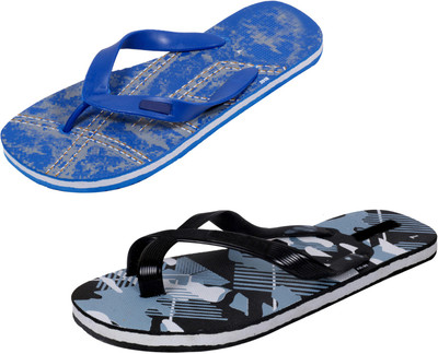 

Indistar SetpCare Super Soft and Comfortable Slippers, Blue::multicolor