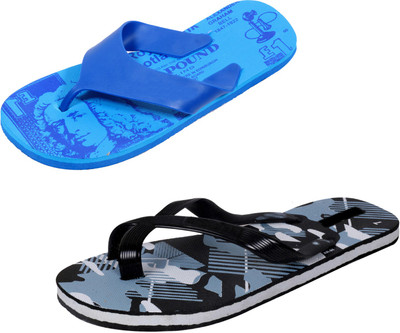 

Indistar SetpCare Super Soft and Comfortable Slippers, Blue::multicolor