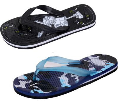 

Indistar SetpCare Super Soft and Comfortable Slippers, Black::multicolor