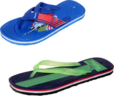 

Indistar SetpCare Super Soft and Comfortable Slippers, Blue::green