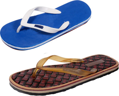 

Indistar SetpCare Super Soft and Comfortable Slippers, Blue::brown